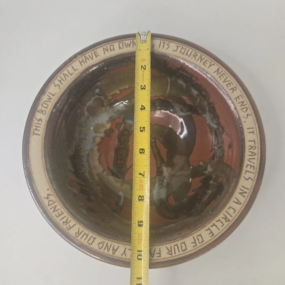 Studio Pottery Circle of Family and Friends Bowl Bryan Becker Uncommon Goods USA